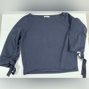 Max&Co, Tie 3/4 sleeves, boatneck sweater, size M